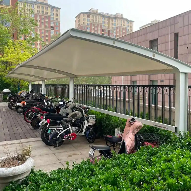 成武县膜结构电动车棚